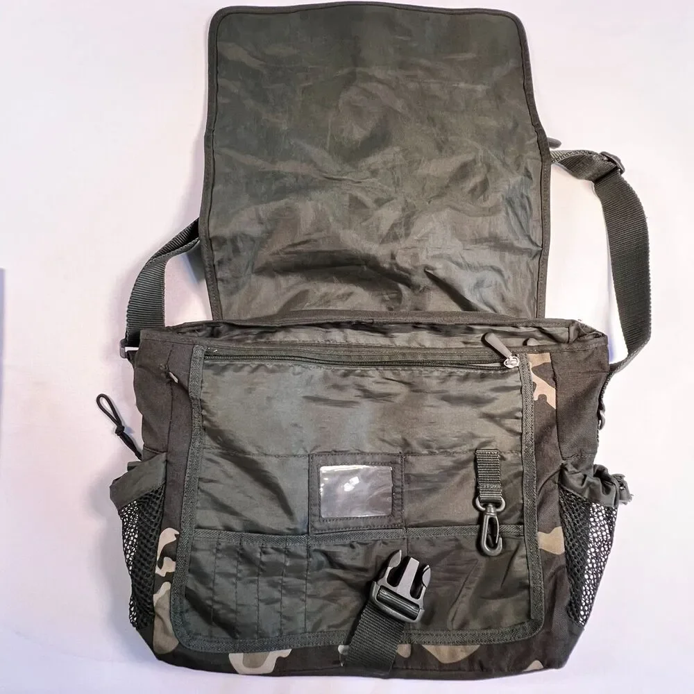 Pottery Barn Teen Gear Up Messenger Book Bag Camouflage Back To School Military